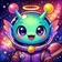 Colorful, stylized fox avatar with large ears and a playful expression.